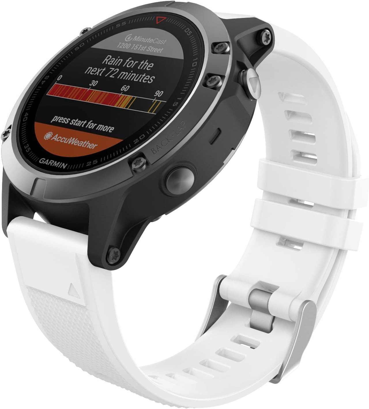 fenix 5 plus white