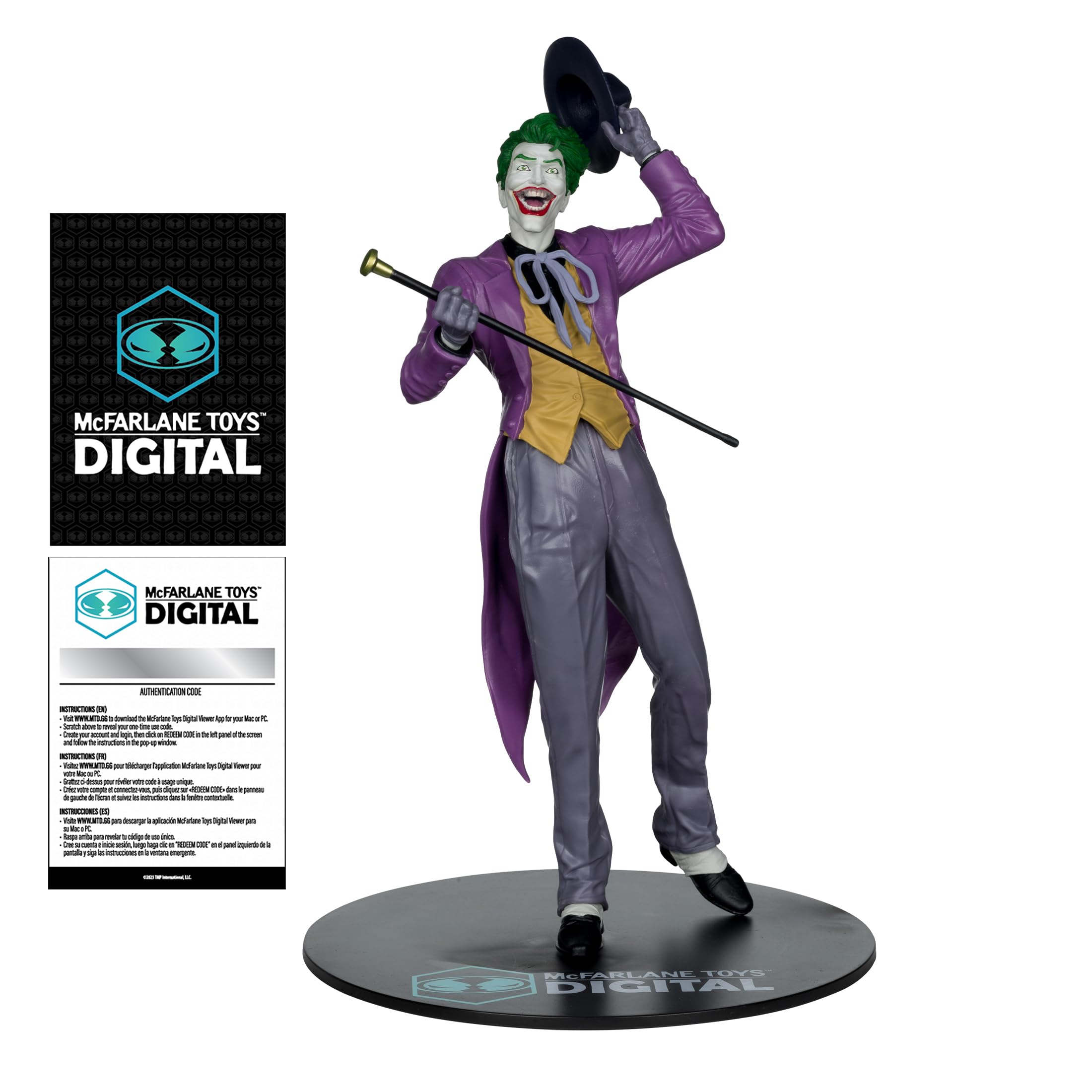 McFarlane DC Direct The Joker by Jason Fabok 1:6 Scale Posed Figure Toys Digital Collectible