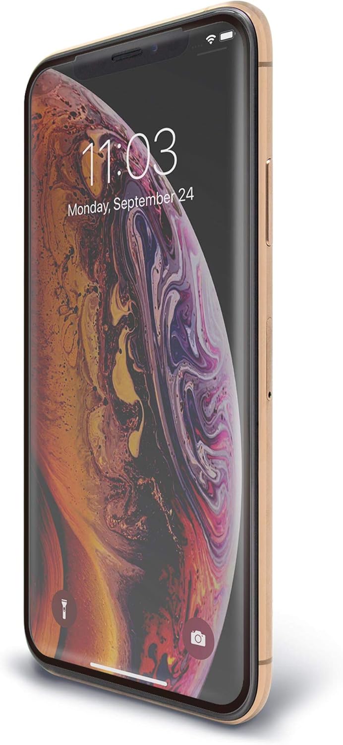 BodyGuardz - Pure 2 Edge Glass Screen Protector for iPhone 11, Ultra-Thin Edge-to-Edge Tempered Glass Screen Protection - Case Friendly