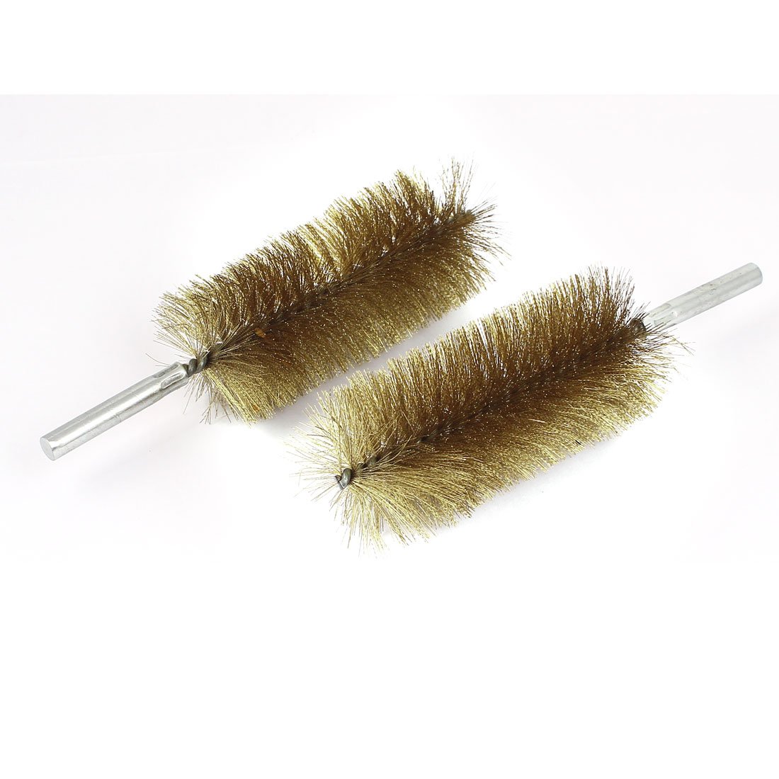 Sourcingmap 2" Brush Dia Copper Wire Pipe Tube Cleaning Chimney Brushs 2pcs