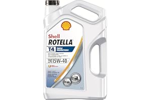 Shell Rotella T4 Triple Protection Conventional 15W-40 Diesel Engine Oil (5L, Single Pack)