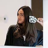 FRAMAR Paddle Brush for Thick Curly Hair Detangler Wet Hair Cow Print view 5