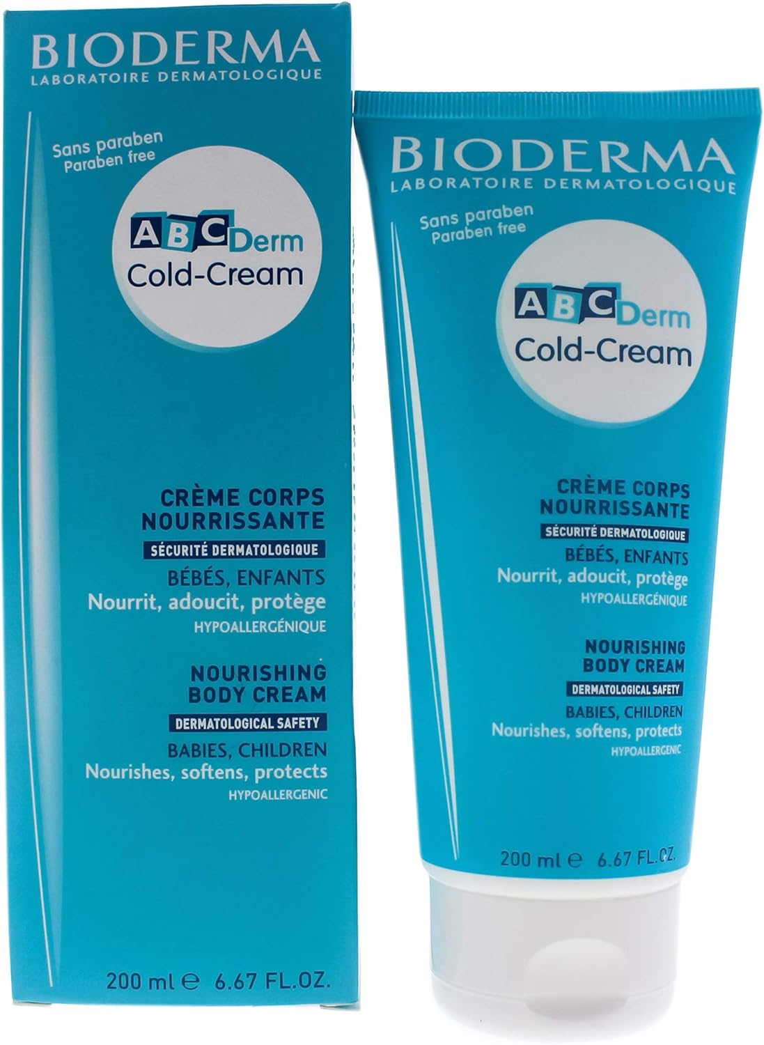 Bioderma ABCDerm ColdCream Crème corps 200ml Nourrit intensément Protège des agressions Bioderma ABCDerm ColdCream Crème corps 200ml Nourrit intensément Protège des agressions