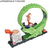 Hot Wheels Gator Loop Attack Pizza Place Playset HKX39 with 1 Car view 4