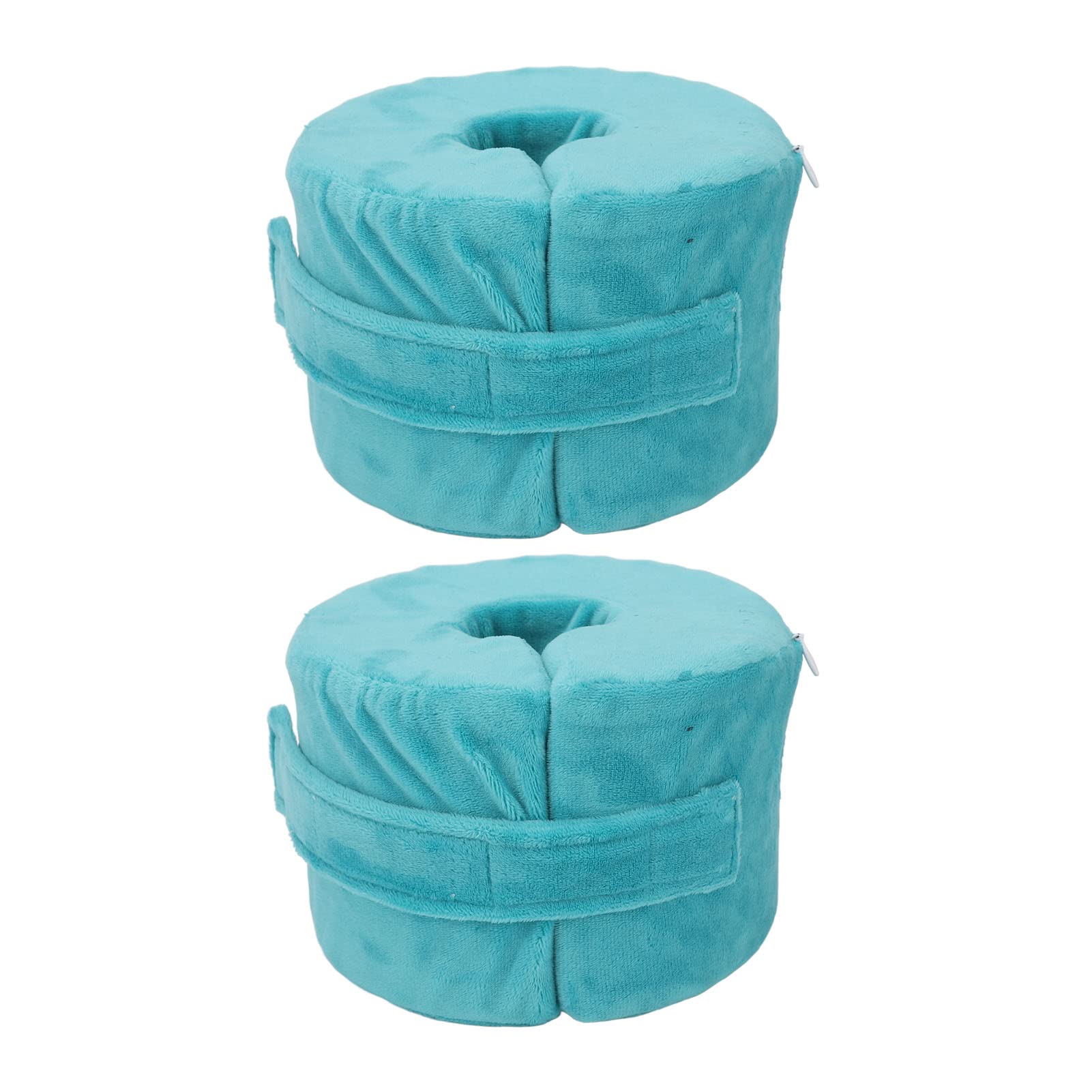 Photo 1 of 2pcs Foot Elevating Pillow, Leg Rest Post Surgery Pillow, Soft and Adjustable Sleeping Wedge for Men and Women, Ankle Protector Support Elevated Foot Heel Pillow for Sore Foot Pressure (Lake Blue)
