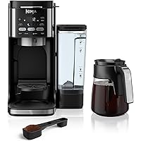 Ninja DualBrew Hot & Iced 12-Cup Coffee Maker, Single-Serve for Grounds & K-Cup Pod Compatible, 3 Brew Styles, 60-oz. Water R