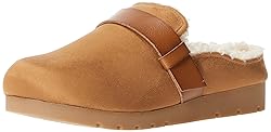 Amazon Essentials Women's Shearling Mule, Tan