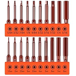 HORUSDY 20-Piece Hex Bit Set, Allen Wrench Drill