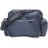 Hopkins Medical Products Original Home Health Shoulder Bag, 70D Waterproof Nylon, Fold-Down Compartment, Adjustable Straps, 14x11x7 inch, Navy Blue
