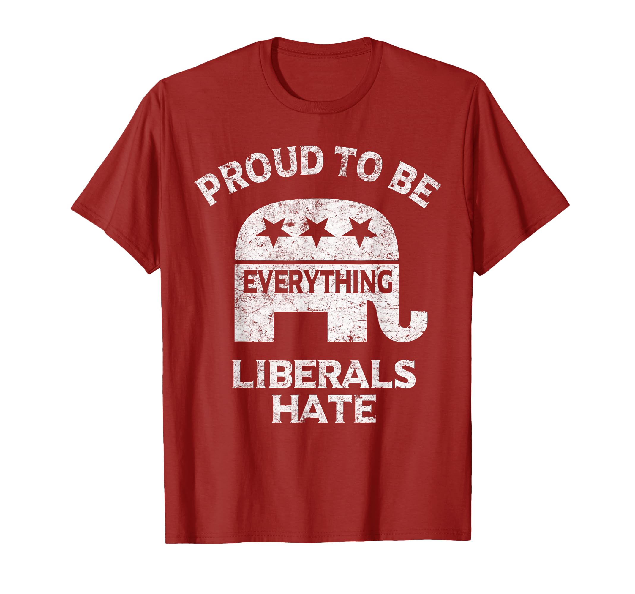 Photo 1 of Republican Conservative Proud To Be Everything Liberals Hate T-Shirt