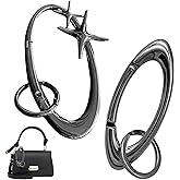 2 Pack Star Carabiner Y2K Keychain, Extra-Large Cute Cool Carabiner Star, Trendy Chrome Keychain Y2K Style