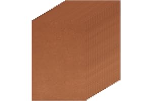 DMiotech 20 Pack Sanded Pastel Papers 10 x 15 Inch, Brown Pastel Papers 160GSM Art Cardstock Papers for Artists Crayons Charcoal DIY Crafts