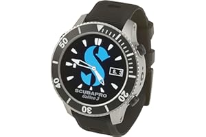 SCUBAPRO G3 Wrist Scuba Dive Computer with Bluetooth® and Watch-Style Color Display, Includes Case, Silicone Arm Strap, USB Cable, Charging Dongle and Lanyard