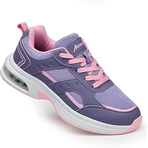 Jedibau Walking Shoes for Women Arch Support Tennis Sneakers | Lace Up Mesh Cushioned Sport Shoes,Lightweight Comfort Cross T