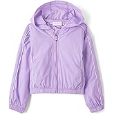 The Children's Place girls Active Long Sleeve Contrast Windbreaker Jacket