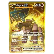 gold leafy camo poncho pokemon card 214/195- Silver Tempest - Full Art Placeholder Image Provided Card Compartment Size:150mm - 5.91 