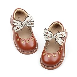 Felix & Flora Toddler Little Girl Brown Mary Jane