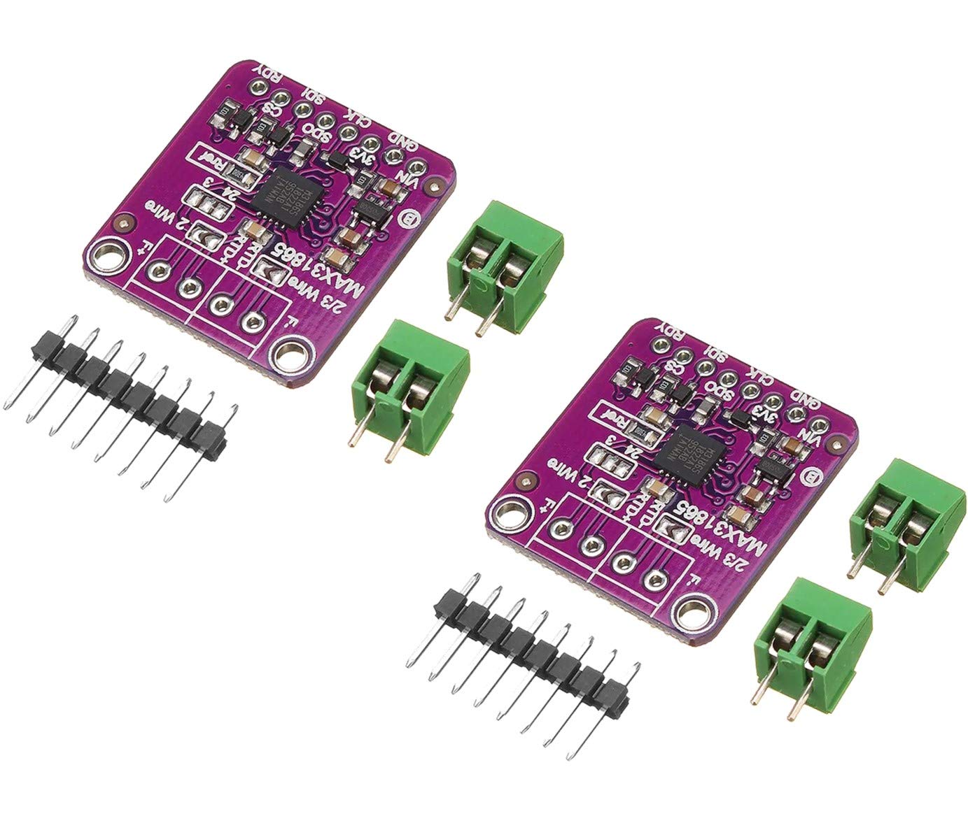 2pcs MAX31865 RTD Platinum Resistance Temperature Detector Module PT100