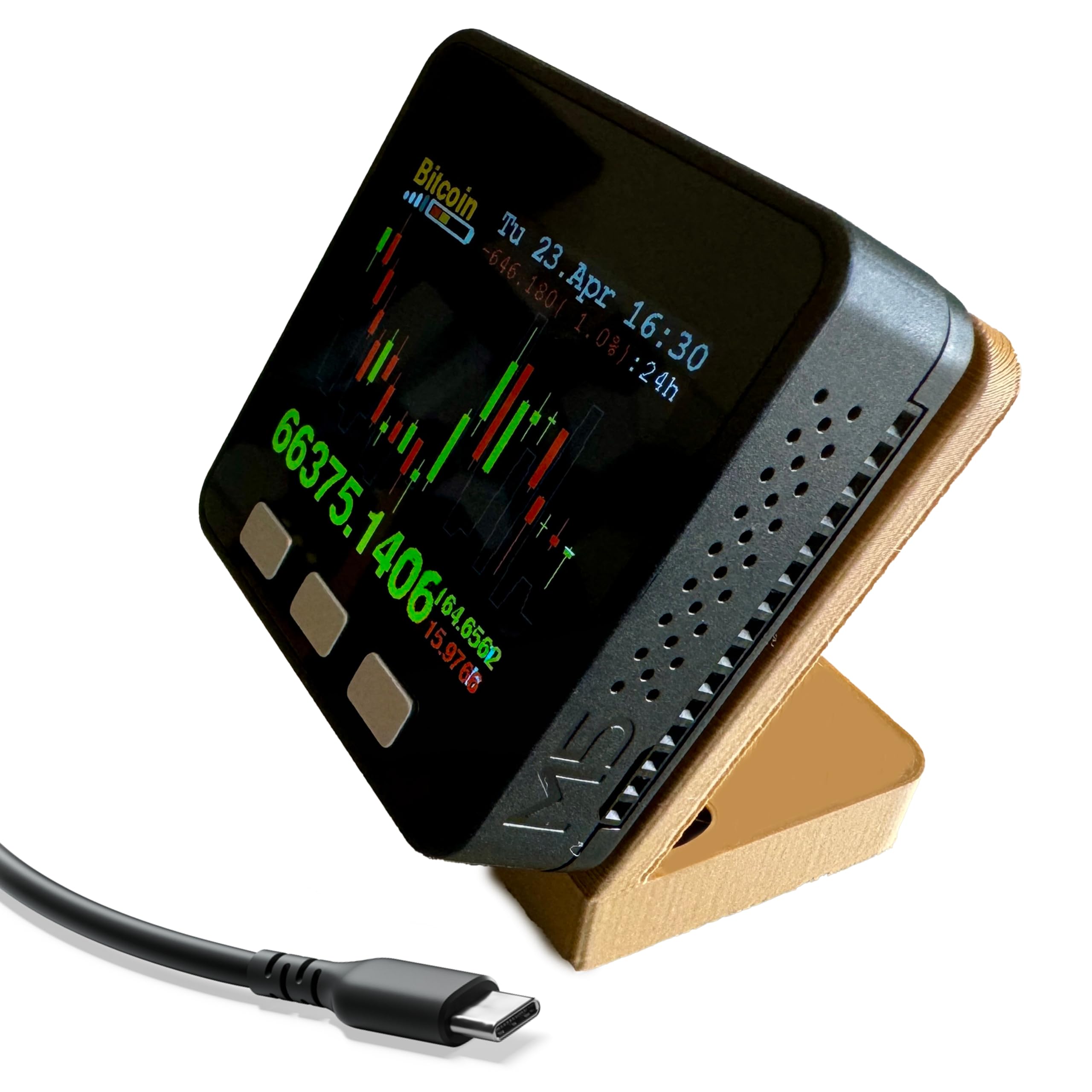 Mua Crypto Gift Price Display – Real-Time Desktop Stock & Crypto  Candlestick Charts – Live Market Data Ticker – Customizable – Multiple  Finishes & Battery Options – Track SPY TSLA BTC ETH