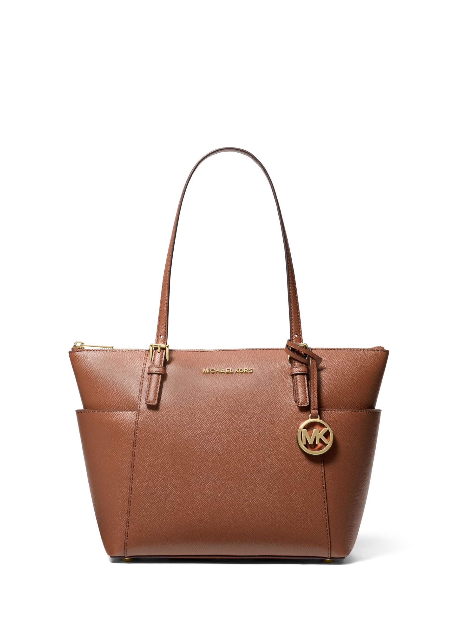 Michael Kors Jet Set East West Tote, Gold-Tone Hardware/Luggage Image