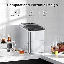 Ice Makers Countertop, Self-Cleaning