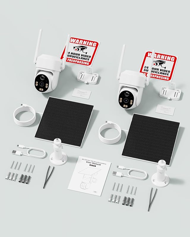 4G LTE Überwachungskameraaussen Aussen Solar SIM Kabellos — Foto 8 von 8
