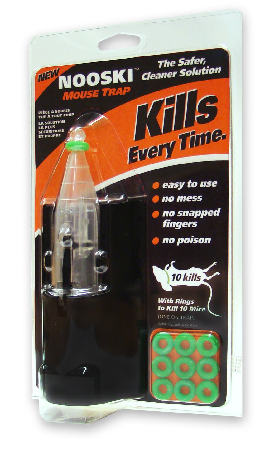 Nooski 300000798 Mouse Trap With 10 Rings