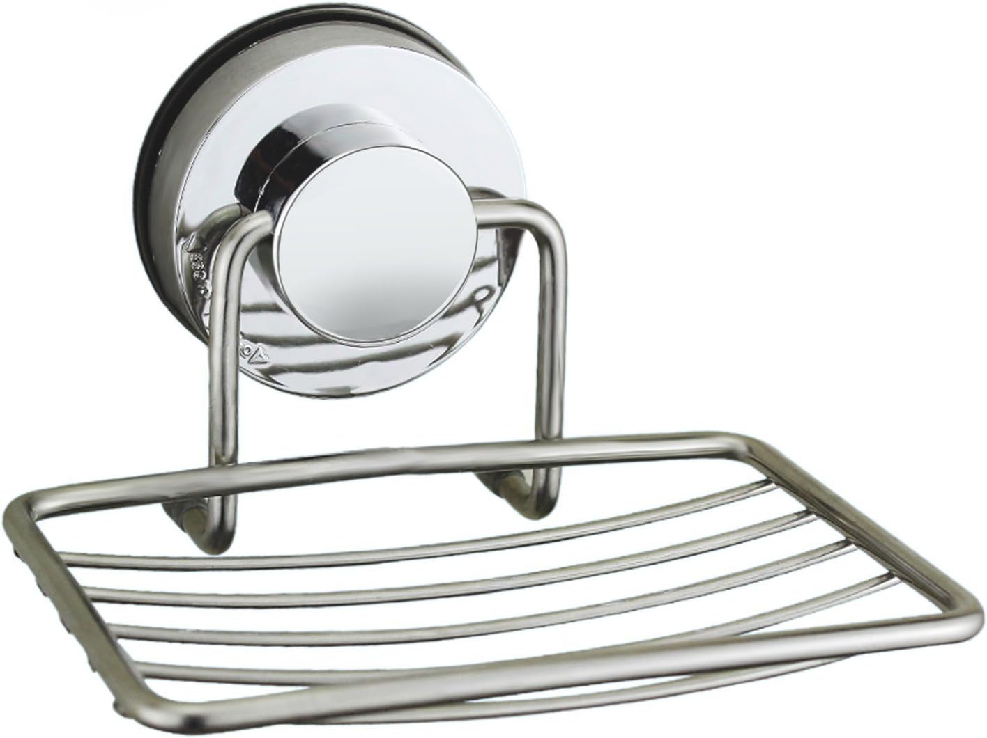 Soap Tray / Soap Holder / Soap Dish / Soap Basket, Strong Suction Wall Mount Bathroom Soap Holder Tray Electroplating by Freehawk