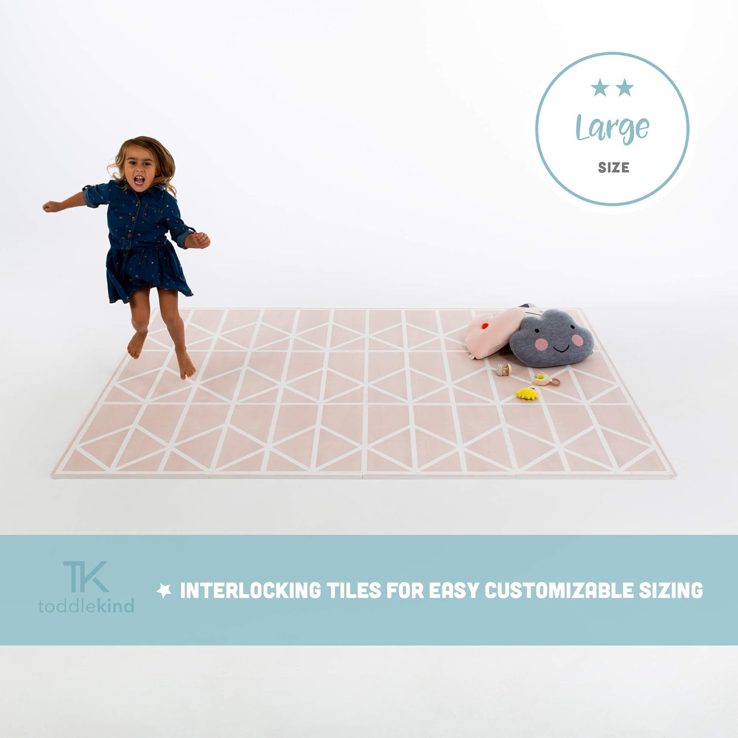 En Mousse Epaisse Et Non Toxique Tapis De Jeu Puzzle Pour Bebe Et Enfant Nettoyage Facile Creme Rose Sans Odeur Design Et Elegant Anti Choc Et Protege Des Chutes Cuisine Maison Tapis