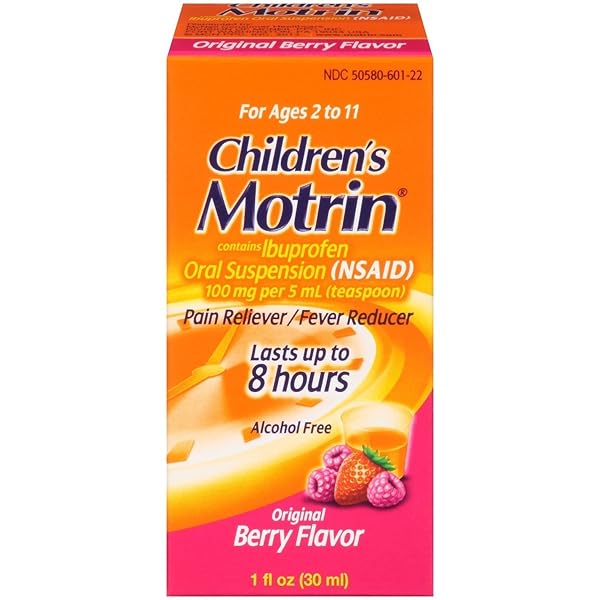 MOTRIN CHILDREN’S PAIN RELIEVER AND FEVER REDUCER, ORIGINAL...