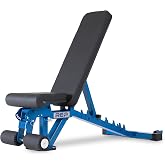 REP FID Foldable Weight Bench, Incline Decline Chair for Home Gym, Compact Portable Stationary Equipment, Heavy Duty Strength Training Platform, Adjustable Situp Dumbbell Workout Support, AB-3000