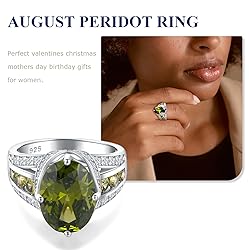 Men Silver Signet Ring with Gemstone 925 Sterling