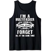 IM MULTITASKING LADIES T SHIRT FUNNY LISTEN IGNORE FORGET SLOGAN JOKE