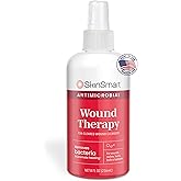 SkinSmart Antimicrobial Wound Therapy, Hypochlorous Acid Safely Removes Bacteria so Wounds Can Heal, 8 Ounce Clear Spray
