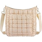 Large Crossbody Bags for Women Quilted Crossbody Bags Puffer Puffy Tote Shouler Handbag Puff Purse Bubble Bag for Women