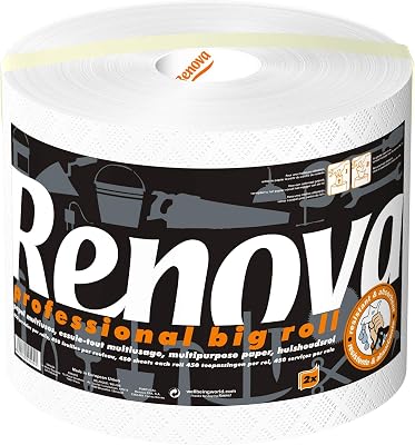 Rolo de cozinha profissional multiusos | 1 Gigarroll equivalente a mais de 20 Rolos Padrão | Extra Resistente e Absorvente