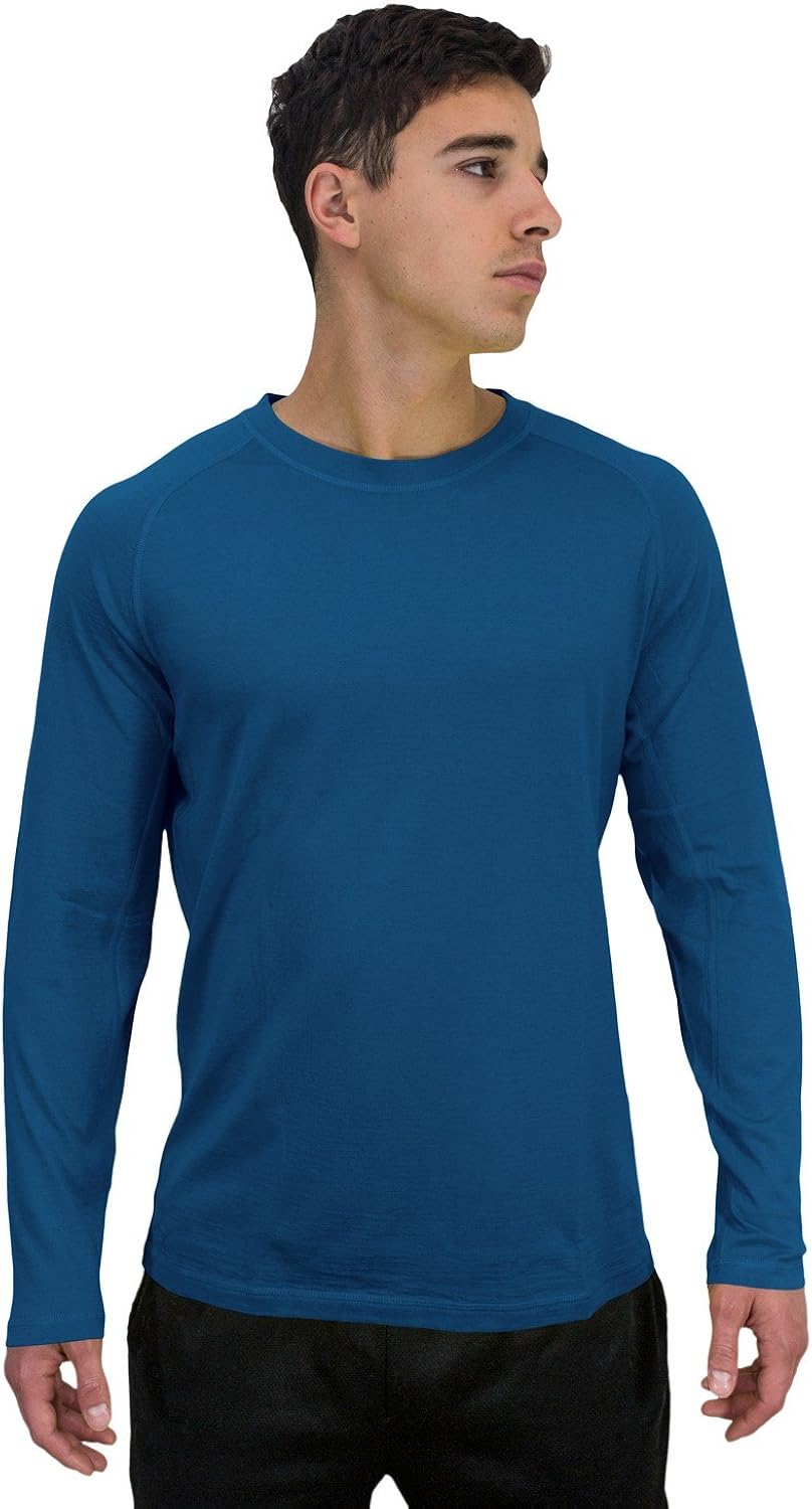 slim fit merino wool t shirt