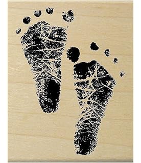 baby footprint stamp