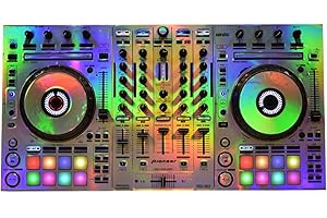 DUMNFIO Protective Cover Skin for Pioneer DJ DDJ-SX2,Protective Film Sticker (Laser Dazzling Colors)