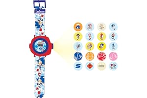 Lexibook, SEGA Hedgehog, Adjustable Watch Digital Screen, Projects 20 Images of Sonic, for Children DMW050SN