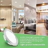 ALUSSO 5W Recessed LED Downlights 6 Pack Dimmable 3000K-6500K IP44 Ultra Slim view 9