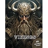 Vikings coloring book for adults