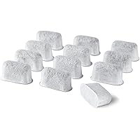 12-Pack Replacement Charcoal Water Filters for Use with Cuisinart coffee machines