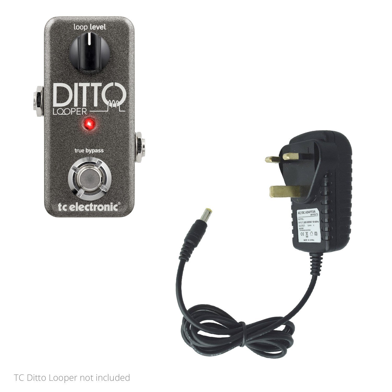 MyVolts 9V power supply adaptor compatible with TC Electronic Ditto