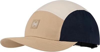®| Gorra 5 Panel Venture Flexible, UPF50, Ligera, Comoda, Lavable, Pequeños exploradores Talla única Beige
