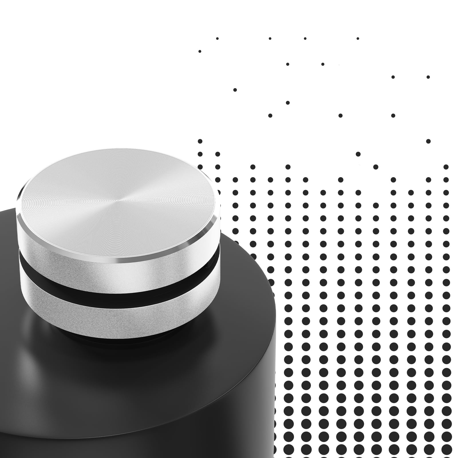 Photo 1 of Bone Conduction Speaker, Portable Mini Bluetooth Wireless Speaker Stereo Sound Creative Speaker Music Player(1 Pack) (Silver)