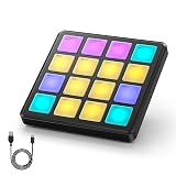 Donner MIDI Controller Pad Beat Maker Machine, Portable Drum Machine with 16 Beat Pads,Note Repeat and Music Production Software, Mini USB MIDI Controller with 40 Courses, STARRYPAD MINI