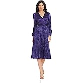 Dress The Population Womens Holly Fit and Flare Midi Dress