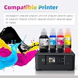 JoyPrinting 102 Ink Replacement 4-Pack for Epson EcoTank 102 BK/C/M/Y view 2