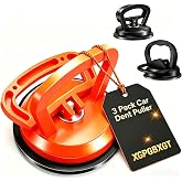 XGPGBXGT 3-Pack Car Dent Puller, Upgraded Dent Puller, Durable PC Plastic Handle, Thickened Rubber Suction Cup, Paintless Repair Tool, Great for Dent Repair, Object Moving and Door Handle Use
